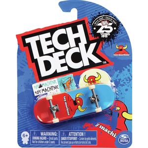Tech Deck - Vingerskateboard van 96 mm met authentieke ontwerpen - stijlen kunnen verschillen