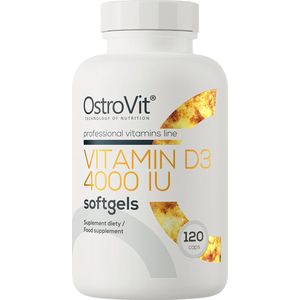 OstroVit - Vitaminen - Vitamin D3 4000iu - 120 Softgels - OstroVit