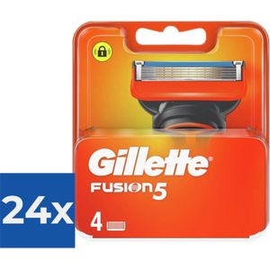 Gillette Fusion5 - Scheermesjes/Navulmesjes - 4 Stuks - Voordeelverpakking 24 stuks