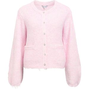 Object Trui Objsaggia Re Knit Cardigan Noos 23046886 Pink Lady/melange Dames Maat - M