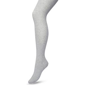 Bonnie Doon Biologisch Katoenen Maillot Dames Licht Grijs maat 42/44 XL - Uitstekende pasvorm - Gladde Naden - OEKO-TEX gecertificeerd - Bio Cotton Tights - Duurzaam Huidvriendelijk Bio Katoen - Lichtgrijs Gemeleerd - Light Grey Heather - BP051900.75