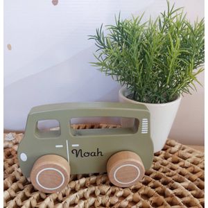 Little Dutch houten busje met naam