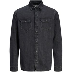 Jj Rebel Austin Wi 500 Overhemd Met Lange Mouwen Zwart L Man