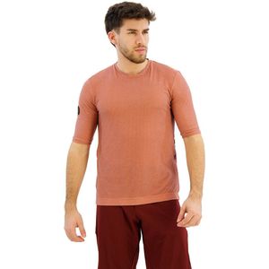 Santini - Stone Delta - Technisch T-shirt - Beige - Voor Dames