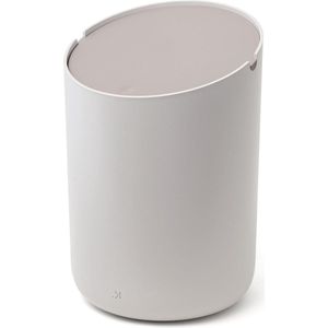 Kleine Tafel Afvalbak 'Tove' 15L Exclusieve Mini Cosmetica-Emmer - Design uit Berlijn - Afvalbak Voor Badkamer Keuken & Bureau - Antislip Binnenemmer - Taupe (licht) Taupe