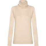 Felix Hardy Coltrui - Kabeltrui - 100% Katoen Trui Dames Beige - M
