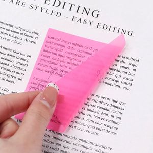 Transparante sticky notes Rose - Doorzichtige - Notitie blaadjes - Waterbestendig - Clear note - Zelfklevend - Waterbestendig - Herbruikbaar - 50 stuks