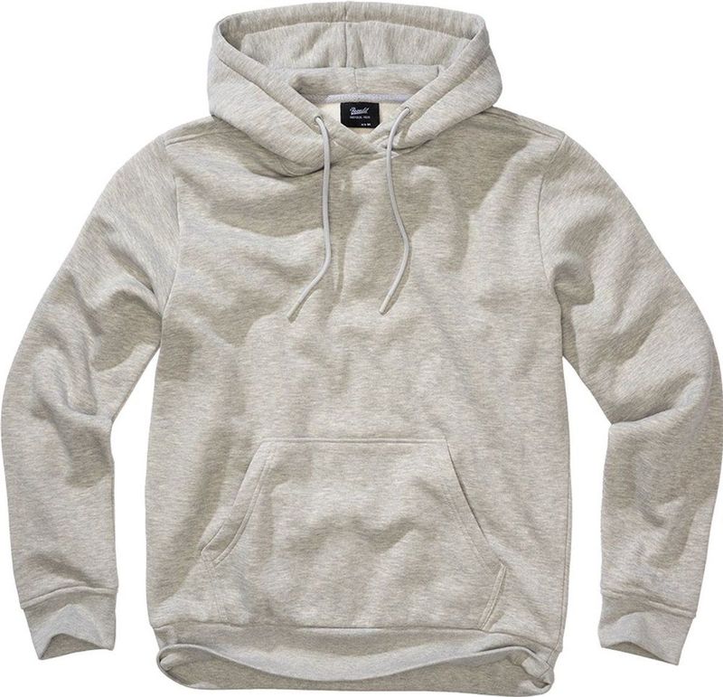 Brandit - Heavy Hoody Tom - Trui met Capuchon - Grijs Gemêleerd
