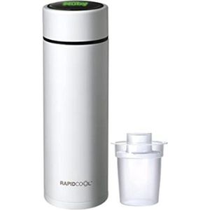RapidCool draagbare babyflessenmaker, bereid flesvoeding in slechts 2 minuten, ideaal voor reisflessen en nachtvoedingen.