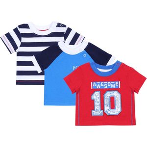 Set van drie T-shirts met korte mouwen