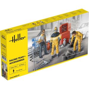 1:24 Heller 82750 Racing Team Figuren en Accessoires Plastic Modelbouwpakket