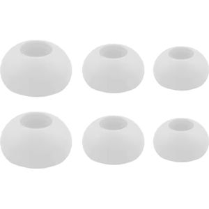 Ibley Siliconen oortips voor JBL Endurance Race/Run/Run2/Run BT2 Wit - Siliconen Earplug - S/M/L formaat - 3 paar - 3 maten - JBL Race/Run/Run2/Run-BT2 oortips