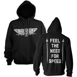 Top Gun Maverick Need For Speed Hoodie Black-XL