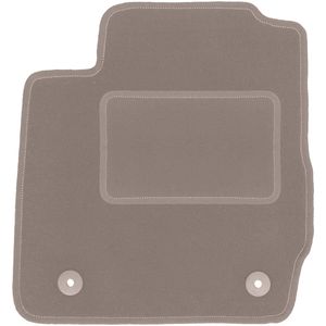 Beige bestuurdersmat voor: Ford Fiesta MK7 hatchback (2011-2017)