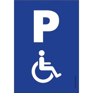 Bordje - Invalide parkeerplaats