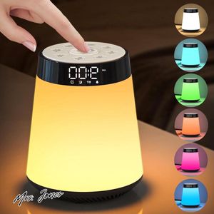 Mrs. Jones Wekkerlamp zonsopgang simulatie digitale wekker bluetooth-luidspreker nachtlampje snooze slaaphulp geluidsmachine witte ruis cadeau jongens meisjes .