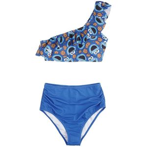 Sesame Street Cookie Universe Dames Bikini Set - blauw - M
