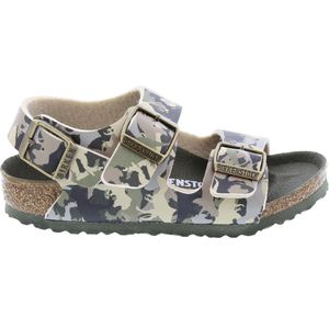 Birkenstock Milano Kinderslippers Small fit - Khaki - Maat 29