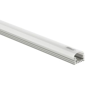 Groenovatie LED Strip Profiel Halfrond - 1,5 meter - Aluminium - Compleet