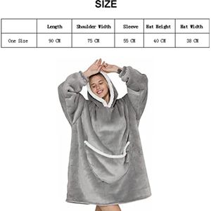 Oversized hoodie voor volwassenen – Superzacht en comfortabel