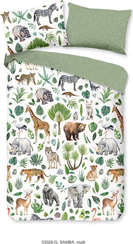 Good Morning - Samba - Dekbedovertrek - Multi - Katoen