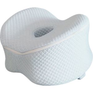 Orthopedisch Kniekussen Voor In Bed - Zijslaapkussen - Beenkussen - Volwassenen - Orthopedisch Kniekussen - Blauw