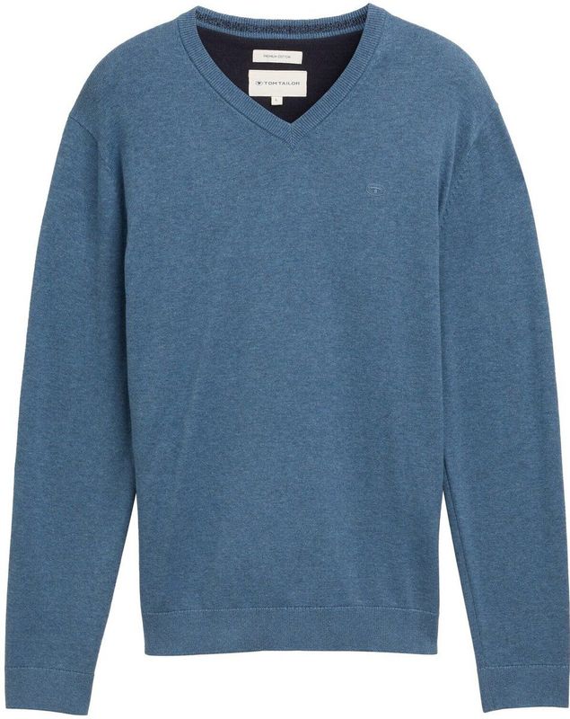 Tom Tailor - Regular Fit - Pullover - Mêlee - Puur Katoen