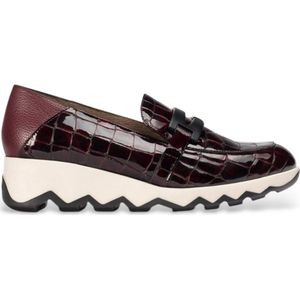 Wonders - C-7612 - Leren Loafers - Zwart - Casual