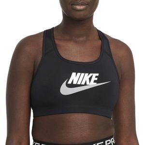 Nike - Dri-FIT Swoosh Futura - Sport BH - Zwart - Gerecycled Polyester