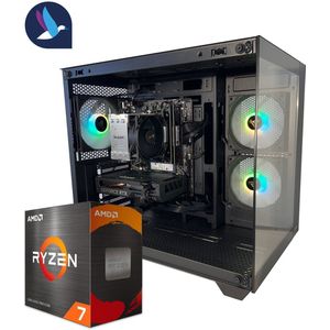 Aquamarine ARGB Gaming PC | AMD Ryzen 7 - 5700X | GeForce RTX 4060 - 8 GB GDDR6 | 32 GB DDR4 | 1 TB SSD - NVME