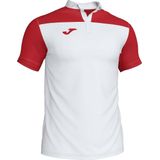 Joma Crew III Polo Heren - Wit Marine