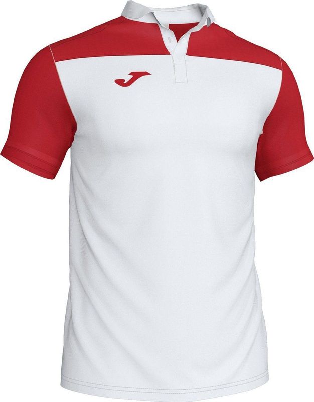 Joma Crew III Polo Heren - Wit Marine