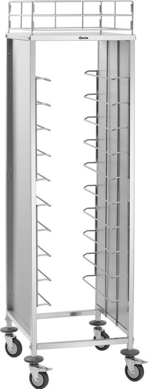 Bartscher - AGN1000-1/1 - Serveerwagen - Roestvrij staal - 10 sledes