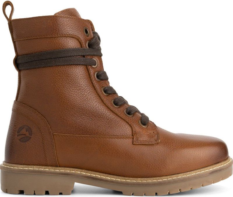 Travelin' - Kongsmark - Veterboots - Cognac - Wolgevoerd