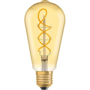 Ledvance Vintage 1906 LED E27 Peer Goud 4W 300lm - 820 Zeer Warm Wit | Vervangt 25W