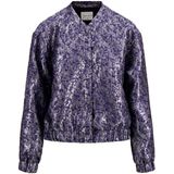 Zusss - Bomberjack - Donkerblauw - Dames - Met Opstaande Kraag en Ritssluiting