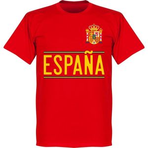 Spanje Team T-Shirt 2020-2021 - Rood - S
