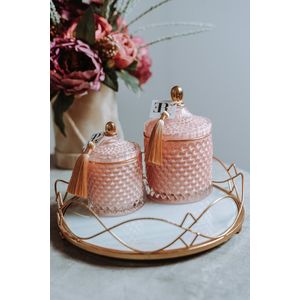 Geurkaars XL Rose 470 ml - Inspired by Black Opium