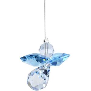 Beschermengel kristal-kristal-engeltje-hangdecoratie-kerstboomhanger-kerst-bescherming-swarovski-blauw-2,5cm