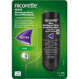 Nicorette Mint Mondspray 1mg - 3 x 150 sprays