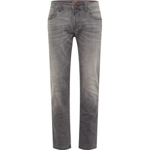 camel active Regular Fit 5-Pocket Organic Cotton Jeans - Maat menswear-34/30 - Grau
