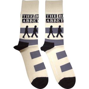 The Beatles - Abbey Road Crossing Sokken - Creme