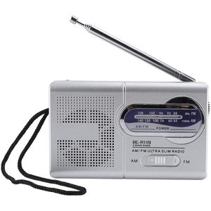 Noodradio - AM FM Radio - Radio op Batterijen - Kleine Draagbare Radio - Batterij Radio - Radio op Batterijen voor Rampen - Noodradio - Zakradio - Met Koptelefoonaansluiting - 9.6*5.8*2.3cm