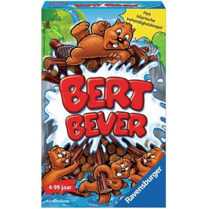 Ravensburger Bert Bever - Pocket Editie: Geschikt voor 1-4 spelers vanaf 4 jaar | Maak de meeste boomstammen ongemerkt buit!