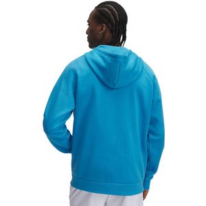 Under Armour - Rival Fleece FZ Hoodie - Ether Blue - Katoen