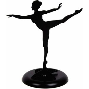 Sieradenhouder Ballerina zwart metaal - Sieradenorganizer 18 x 178 x 102 cm