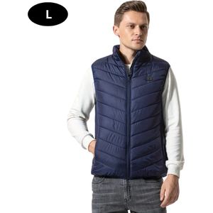 Bovista Verwarmde Bodywarmer - Heated Vest - Elektrische Bodywarmer - Extra Warm - Water Afstotend - Oplaadbaar - Heren - Blauw - Maat XS