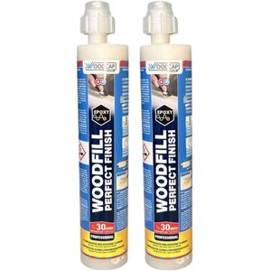Woodcap - Woodfill Perfect Finish - Houtplamuur - Beige - 2x 310 ML A+B Component