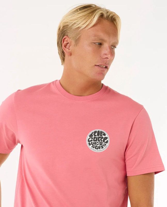 Rip Curl Wettie Passage Icon Tee - Watermelon