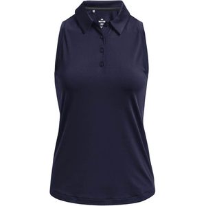 Under Armour Zinger Mouwloze Golfpolo Midnight Navy